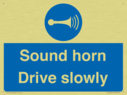 sound-horn-drive-slowly-warehousing-and-delivery-sign~